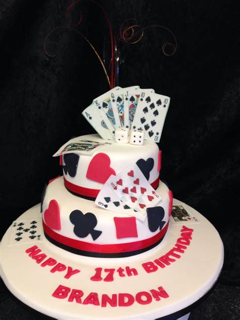 Birthday playing cards astrology finds your personality based on a deck of cards. Playing card cake | Casino cakes