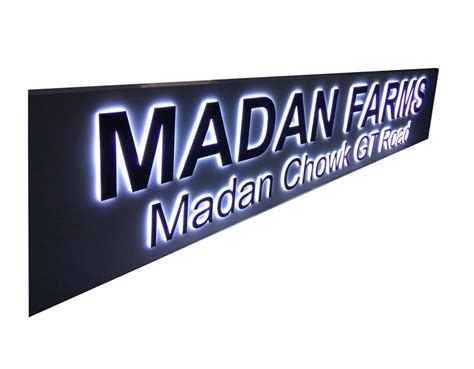 Led 3d Vinyl Glow Sign Board For Promotional At Rs 550sq Ft In Bhopal