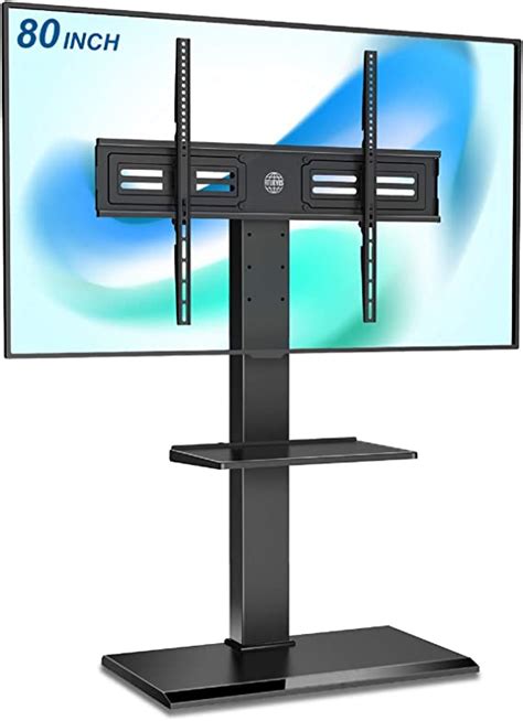 Fitueyes Floor Tv Stand With Swivel Mount For 50 80 Inch