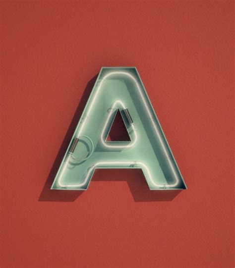 The Letter A Font Design Cool Typography Typography Letters