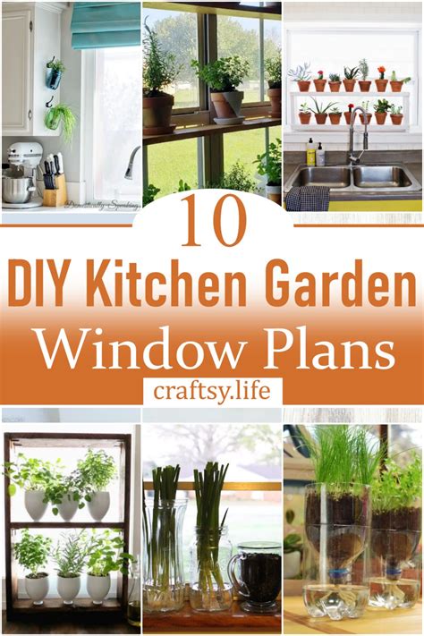 10 Diy Kitchen Garden Window Plans For Cheap Craftsy