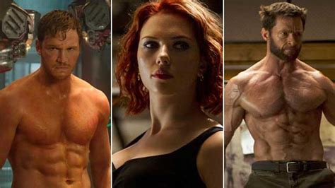Top 20 Sexiest Marvel Superheroes Hugh Jackman Chris Pratt And More