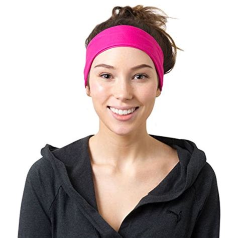 Yoga Headbands For Women Wide Non Slip Design For Running Workout And