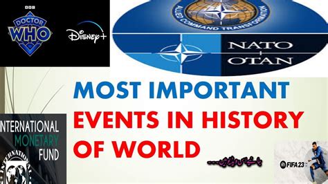 Most Important Events In History Of World 🌎top Most Important Events