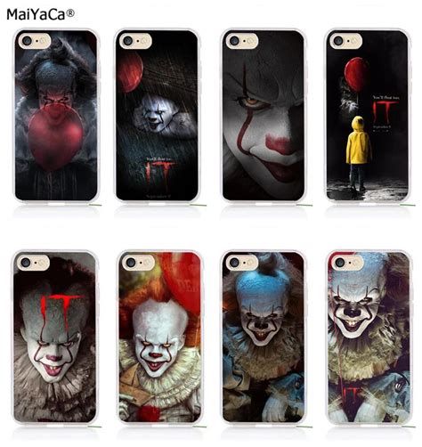 Pennywise The Clown Soft Clear Transparent Silicone Phone Case For