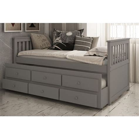 Trundle Bed With Storage Bed Storage Storage Drawers Furniture