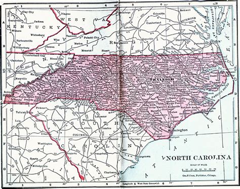 Map Of North Carolina And Tennessee World Map
