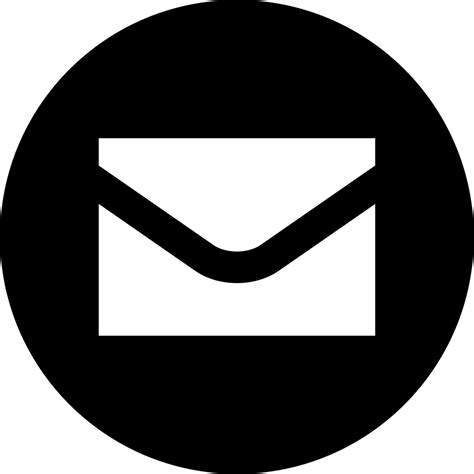 Free Mail Icon White PNG Images White Envelope Icon Black Email Icon And Email Icon