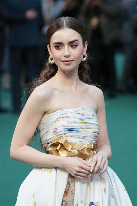 Pin By Måneskin Damiano On Lily Collins Lily Collins Glamour Floral