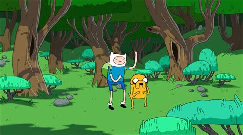 Adventure Time Forest Background 3907x2170 Wallpaper