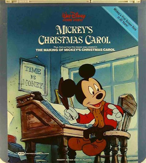 Mickeys Christmas Carol 07647610753 Disney Ced Database