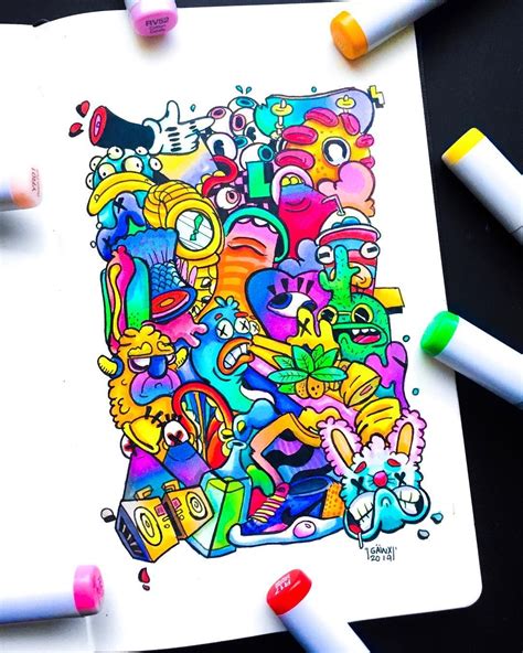 Gawx Art On Instagram ‘colorful Mess Im Actually Pretty Happy With