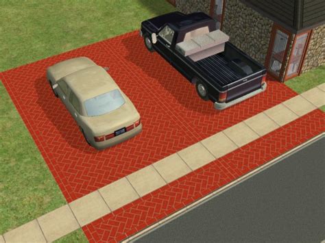 Mod The Sims Four Recolors Of The Brick Driveway