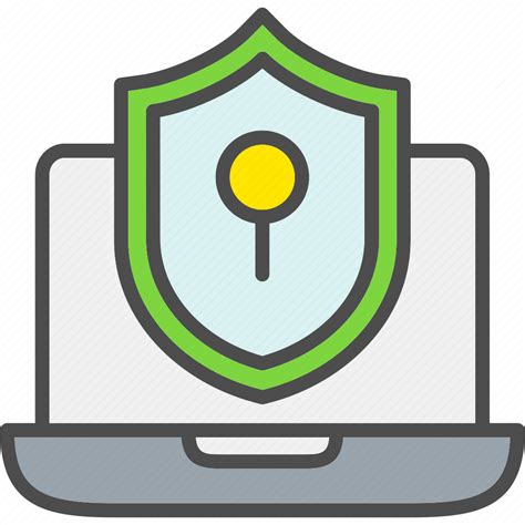 Encryption Firewall Lock Safe Secure Security Shield Icon