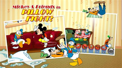 Tyynysotaa Mickey Friends In Pillow Fight Youtube