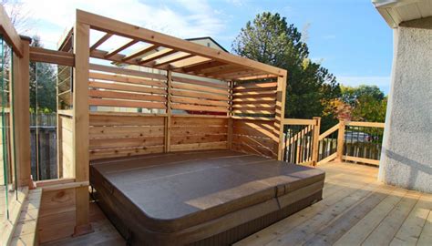 Browse design ideas for glass spa enclosures to enjoy your spa or hut tub year round. Hot Tub / Spa Enclosure - FLEX•fence - Louver System