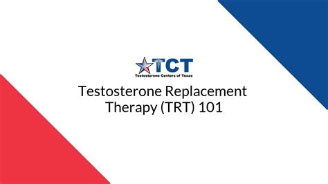 Testosterone Replacement Therapy Trt 101 Youtube