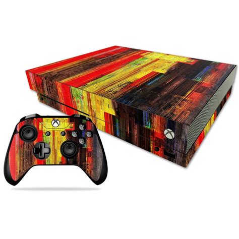 Mightyskins Skin For Xbox One X Combo Painted Wood Protective Viny