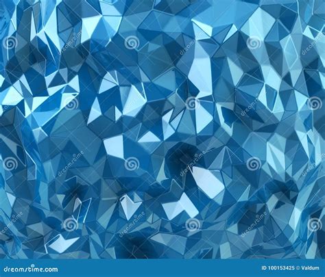 Blue Crystal Background Stock Illustration Illustration Of Line
