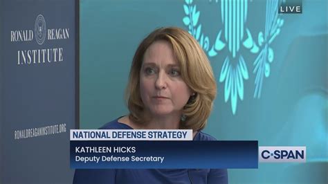 Deputy Defense Secretary Kathleen Hicks On Us Defense Strategy C