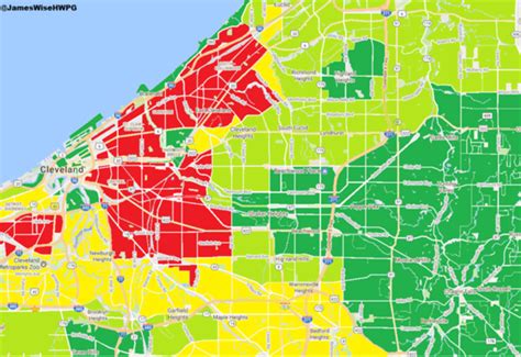 Zip Code Map Cleveland Ohio Map