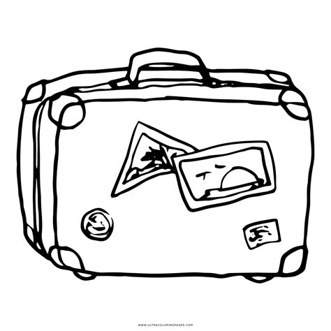 Our online coloring pages are wonderful if you feel like getting creative and if you like to play online. Luggage Coloring Page at GetDrawings | Free download
