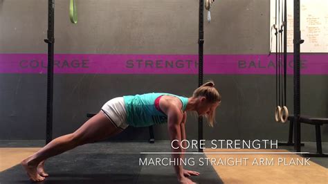 Marching Straight Arm Plank Youtube