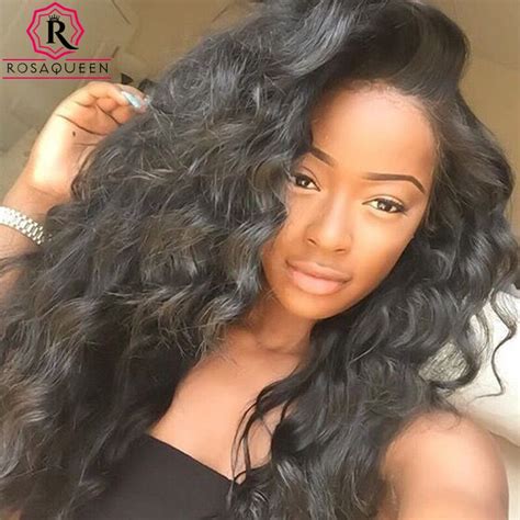 7a 250 Density Full Lace Human Hair Wigs For Black Women Brazilian