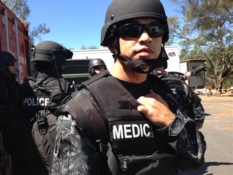 Tactical Medics Train With Swat Team