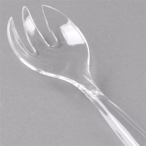 Sabert Ucl72f 10 Clear Disposable Plastic Serving Fork 6pack