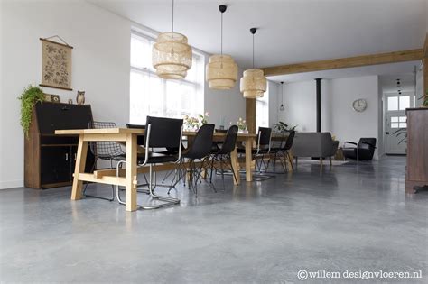 Gevlinderde Betonvloer Industrieel Scandinavisch Betonvloer Conference Room Table