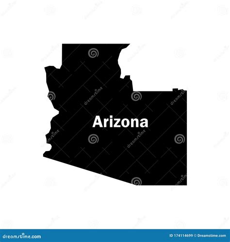 Arizona Outline Icon Isolated Symbol Logo Illustration For Mobile