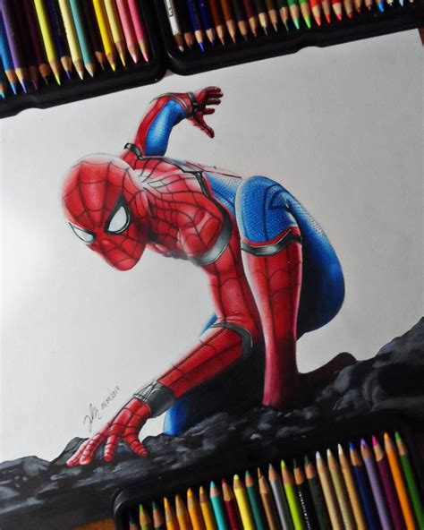 Spiderman Realista Spiderman The New Spiderman Marvel Coloring