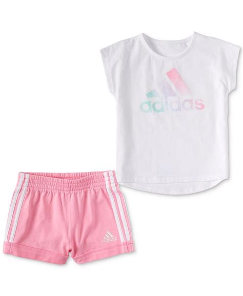 Adidas Baby Girls Dance T Shirt And Shorts Set 2 Piece Macys