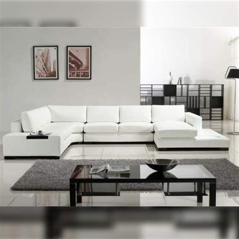 Modern White Living Room Set Baci Living Room