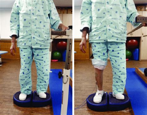 Intervention A Ankle Exercise On Aero Step B Ankle Exercise With