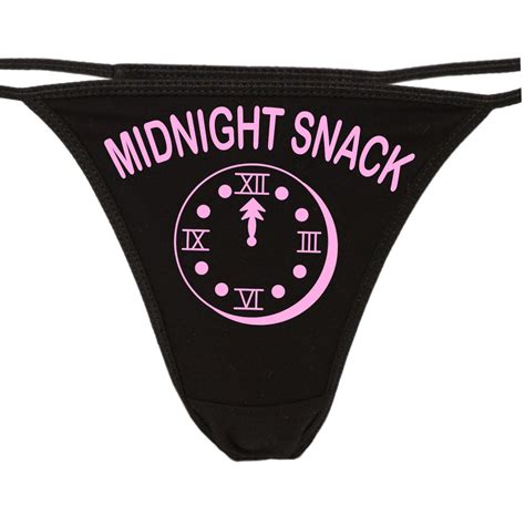 Knaughty Knickers Midnight Snack Thong Underwear Flirty Fun The Pa Cat House Riot