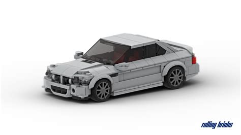 Lego Moc Bmw M3 Csl E46 By Rollingbricks Rebrickable Build With Lego
