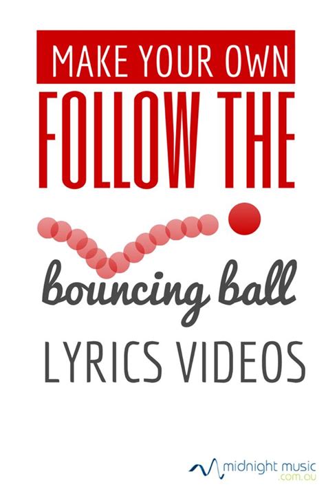 Check spelling or type a new query. Make you own - Follow the bouncing ball lyrics video ...
