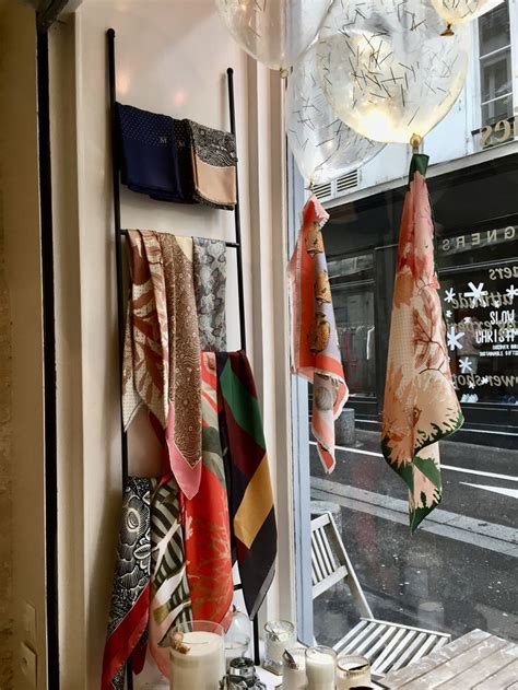Mont Kiji Silk Scarf Scarves Store in Saint Germain des Près