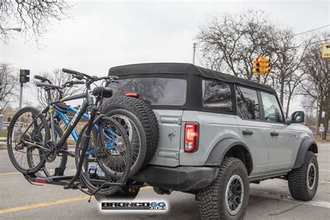2021 Bronco Spotted With Hitch Bike Rack Yakima Bronco6g 2021