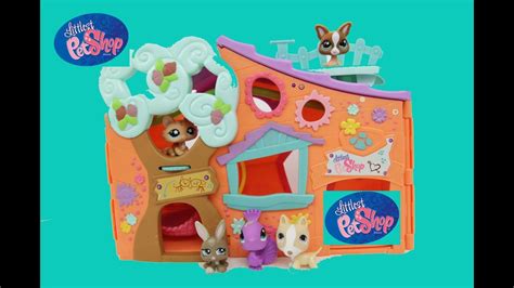 Littlest Pet Shop Lps Clubhouse Club Tree House Hasbro Toy Review Youtube