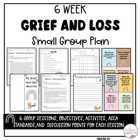 Grief and Loss Counseling Group Resource Packet Lesson Plans Activities