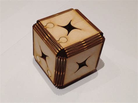 Laser Cut Cube Obrary