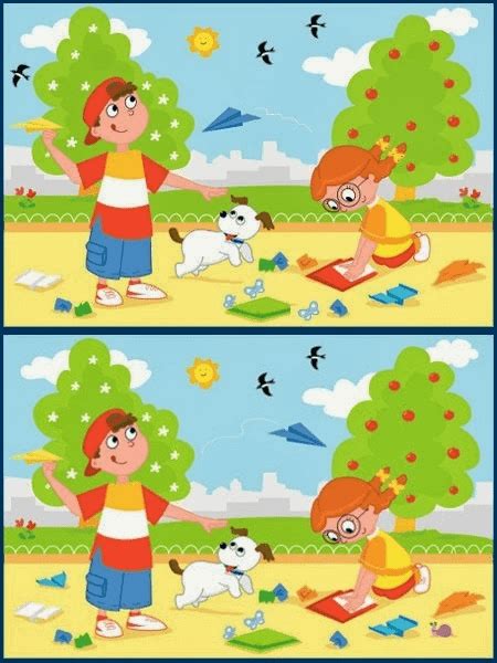 Spot The Difference Picture Puzzle With Answer Shake The Brain