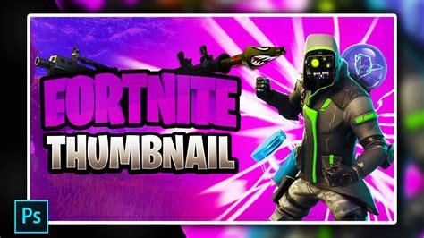 Fortnite Thumbnail Template Photoshop Free Download Youtube
