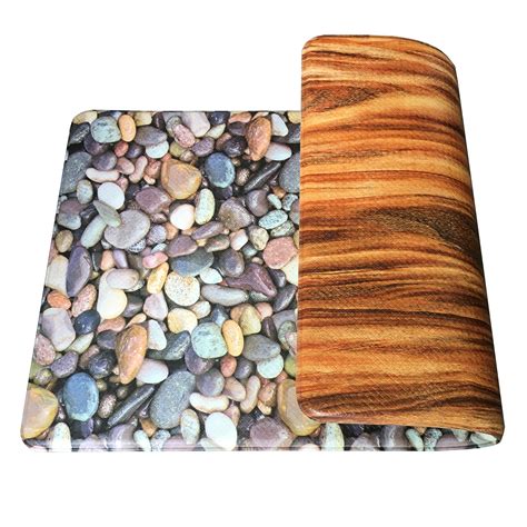 This kitchen floor mat will reduce the pressure on your feet, knees, and lower back significantly, by up to 32%. Anti Fatigue Mat Cushion Chef Rug Standing Floor Mat, 18"x30"