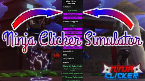 Ninja Clicker Simulator Script Op Hack 🔥auto Farm Auto Rebirth Auto