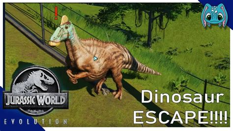 Dinosaur Escape Jurassic World Evolution Letss Play Youtube