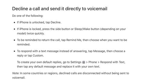 No Decline Option On Incoming Calls Apple Community